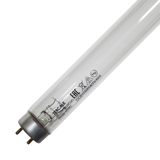 Бактерицидные лампы с увиолевым стеклом Zercale Uviol Glass